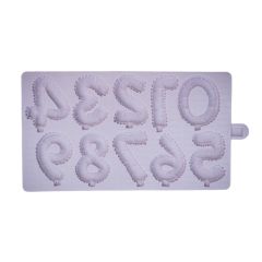 Karen Davies Silicone Mould Balloon Numbers