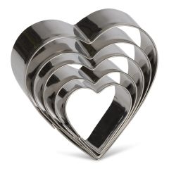 Patisse Cookie Cutter Heart set/5