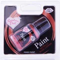 Rainbow Dust Metallic Paint Rose Copper 25g