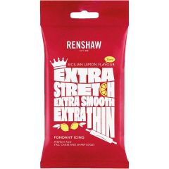 Renshaw Extra Fondant White Sicilian Lemon Flavour 1kg