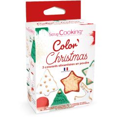 ScrapCooking Food Colour Powder Christmas 5g set/3