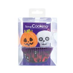 ScrapCooking Baking Cups & Toppers Halloween set/24