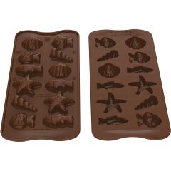 Silikomart Silicone Mould 3D Chocolates Choco Friture