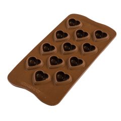 Silikomart Silicone Mould 3D Chocolates My Love