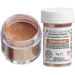 Sugarflair Edible Lustre Rose Gold 4g