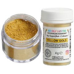 Sugarflair Edible Lustre Yellow Gold 4g