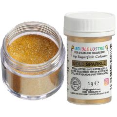 Sugarflair Edible Lustre Gold Sparkle 4g