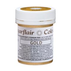 Sugarflair Chocolate Paint Gold 35g