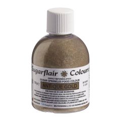 Sugarflair Sugar Sprinkles Antique Gold 100g