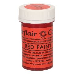 Sugarflair Edible Paint Red 20g