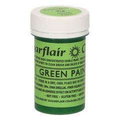 Sugarflair Edible Paint Green 20g