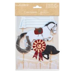 ScrapCooking Cake Toppers Horse Sports