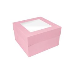 Simply Making Cake Box Window Light Pink 20x20x15cm