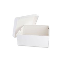 Simply Making Cake Box Oblong White 30x22x15cm
