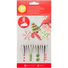 Wilton Cookie Decorating Kit Christmas set/12