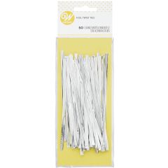 Wilton Twist Ties Silver pk/50