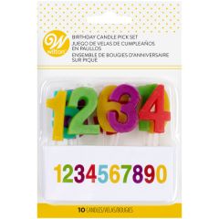 Wilton Candles Numbers set/10