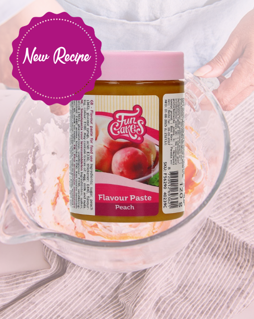 Improved recipe: FunCakes Flavour Paste Peach