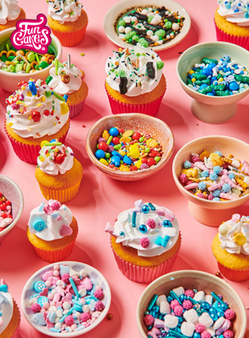 Maak kennis met de nieuwe 3D Sprinkle Medleys van FunCakes