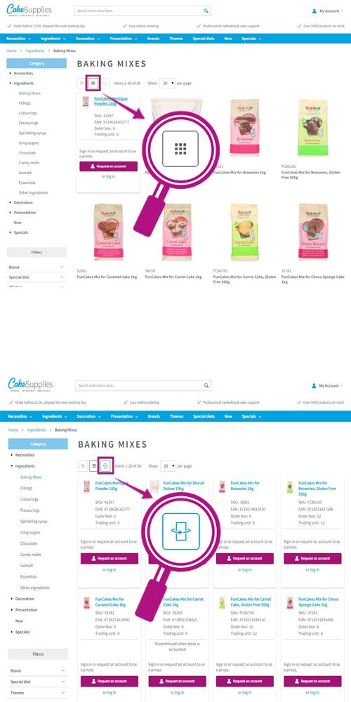 Image - Use the grid view 