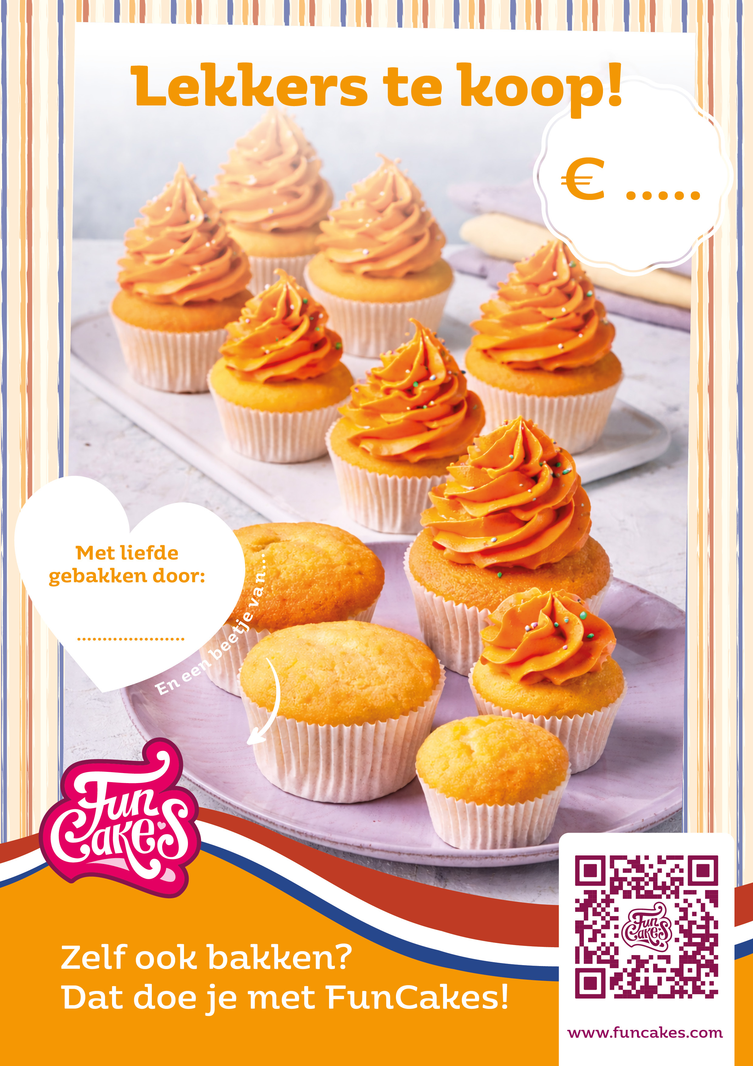 FunCakes Koningsdag Printable Poster