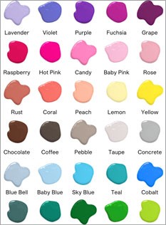 Colour Mill Colour Chart